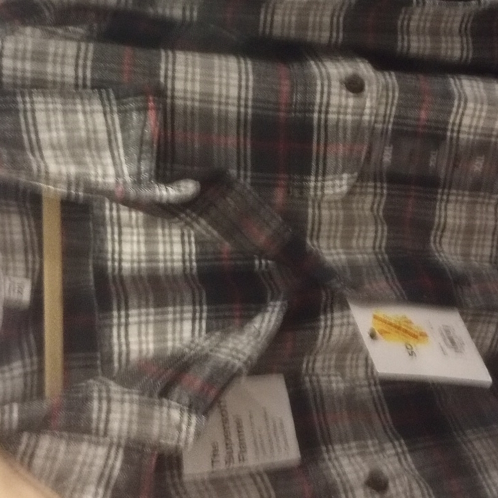 Sonoma xxlg soft flannel long sleeve , blk. ,Gray, red colored brand new
